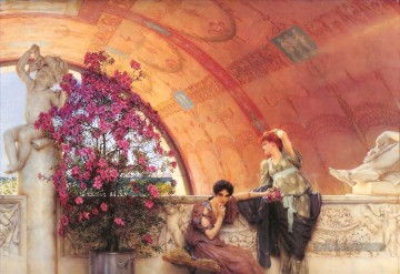 Rivaux inconscients romantique Sir Lawrence Alma Tadema Peinture à l'huile